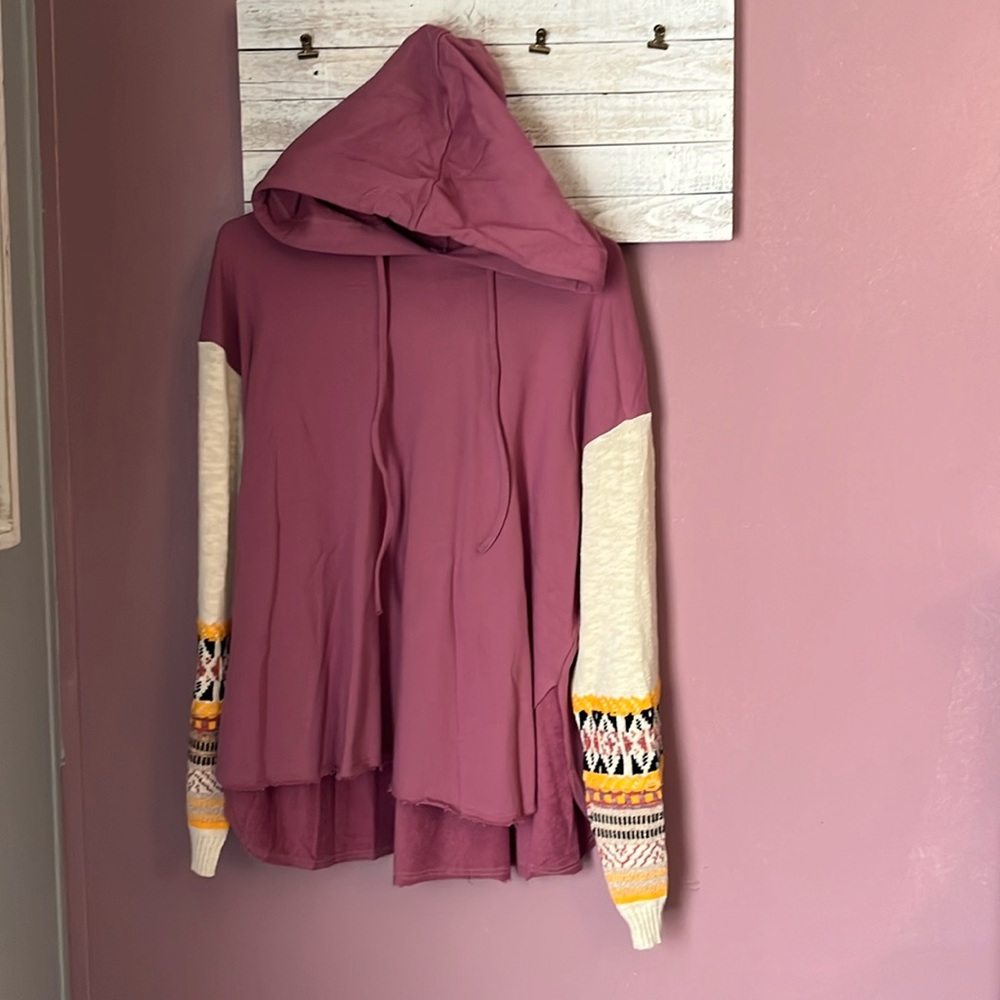 Size m long sleeve sweatshirt with hood
